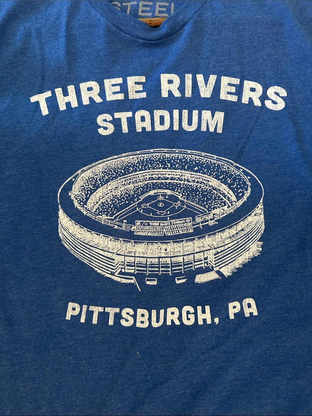 Three Rivers Stadium Graphic Tee - Blue